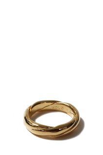 Single Twist Ring / Gold (XOR063-G)