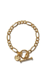 Figaro Link Bracelet -6mm- / Gold (XOB012-19G)