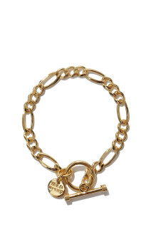 Figaro Link Bracelet -6mm- / Gold (XOB012-19G)