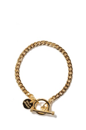 Basic Link Bracelet -4mm- / Gold (XOB088-19G)