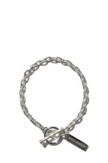 Oval Cut Link Bracelet -4mm- / Silver (XOB117-17)