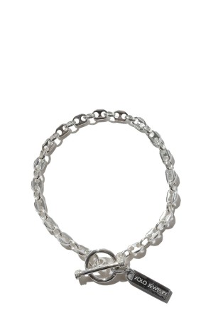 Cut Caviar Link Bracelet -5mm- / Silver (XOB127-19)