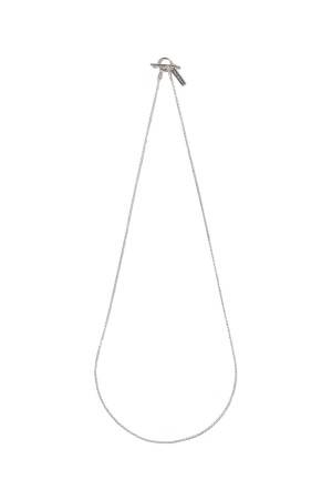 Tiny French Rope Link Necklace / Silver (XON042-60)