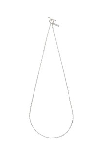 Tiny Solid Anchor Link Necklace / Silver (XON046-60)