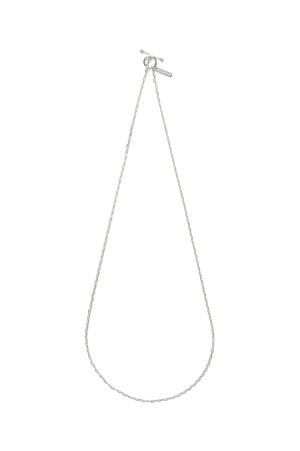 Tiny Solid Anchor Link Necklace / Silver (XON046-60)