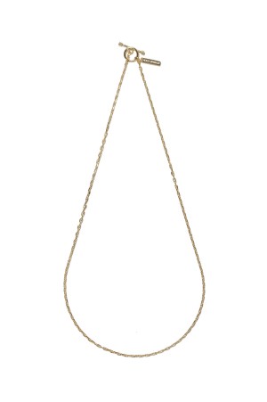 Tiny Solid Anchor Link Necklace / Gold (XON046-50G)