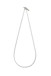 Oval Cut Necklace / Silver (XON056-60)