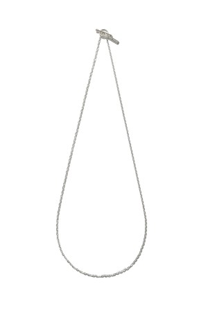 Oval Cut Necklace / Silver (XON056-60)