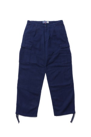 Kase-zome Sashiko Cargo Pants - INDIGO (1018883)