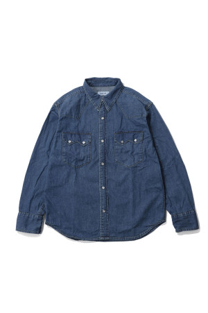 DENIM SHIRT H.WASH / INDIGO