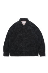 CORDUROY ZIP JKT SAP / BLACK