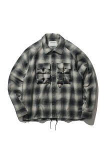 Phishing PKT. Shirt / Gray Check (MTR4409)