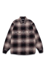 Heavy Cotton Flannel Ombre Work Shirt - BLT (MDFBF09503)