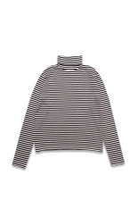 L.G.Border Turtle Neck L/S Pullover - BLT (MDFBF10405)