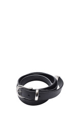 Leather Long Western Belt - BLK (MDLBT002)