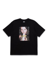 Mike Dowson Holding a Banana Girl Photo Tee by Stie-lo - BLK (STLMD002)