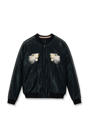 TAIGER x DRAGON QUILT SKA  / BLACK x OFF (TT15973_219)