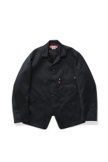 Velvet wrap button blouson -Stone Blue (JK0101-AW22) | セレクト 