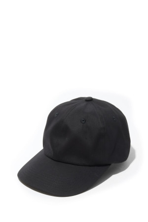COTTON GABA 6PANEL CAP - BLACK (MEYYYY108C(FW26))