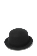 WOOL FELT PORKPIE HAT - BLACK (MYYY262917)