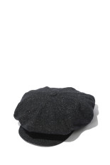 SILK NEP WOOL TWEED FLAT BIG CASQUETTE - C.GRAY (MYYY262024)