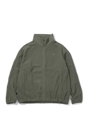 FLEECE ZIP-UP JACKET - LODEN GREEN (64029481)