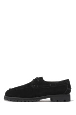 MARBOT / BOAT SHOES (VIBRAM ICEBERG2) - BLACK SUEDE (MAR2634005)