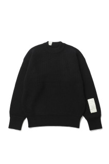 CREW NECK KNIT - BLACK (9262-KT01-025)