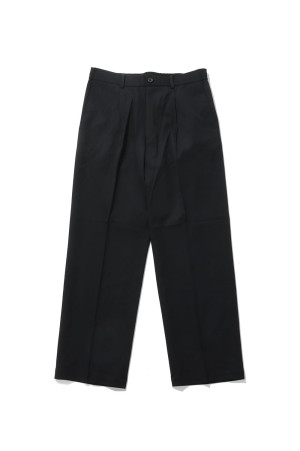 1TUCK TROUSERS - BLACK (2262-PT06-001)