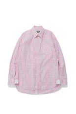 TSTS GINGHAM SHIRT - PINK GINGHAM (26AMM0201)