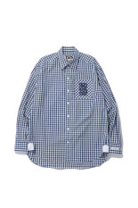 TSTS GINGHAM SHIRT - NAVY GINGHAM (26AMM0201)