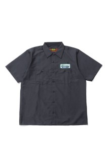 PCP WAPPEN WORK SHIRT / D.NAVY STRIPE