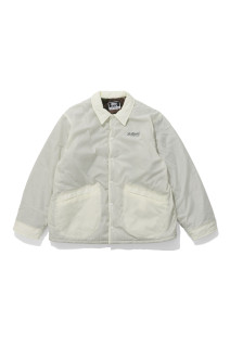 Lining Fleece coach Jacket / WHITE (LM-A26-0000-004)