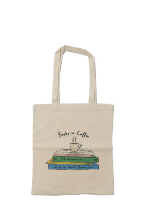 0fr. Eco Bag -Beige ASSORT1 Classic Color_BOOKS & COFFEE (B0001)