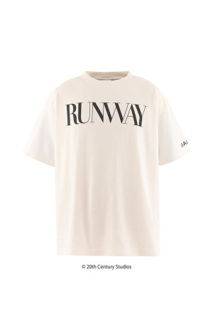 TDWP_SS TEE / RUNWAY - WHITE（SM-MK1-0000-K01）