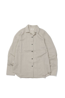 Opencollar Stripe Shirts -IVORY (62620414)