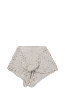 Crochet Triangle Scarf -IVORY (62621034)