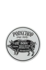PORKCHOP CIRCLE STICKER / WHITE x BLACK