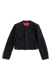 Tweed Short Jacket  -BLACK(31262115602)