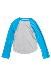 Cashmere Silk Raglan Long Sleeve T-Shirt -GRAY(31262416403)