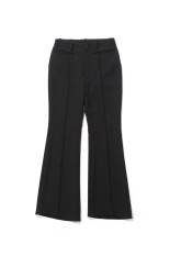 High-Waist Slim Flare Pants -BLACK(31262466401)