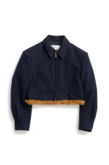 Fur Lining Blouson -NAVY(31262135601)