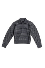 Border Knit Polo -GRAY(31262365606)