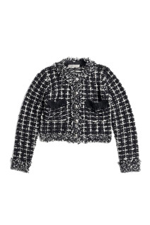Glint Tweed Knit Jacket -BLACK(31262365901)