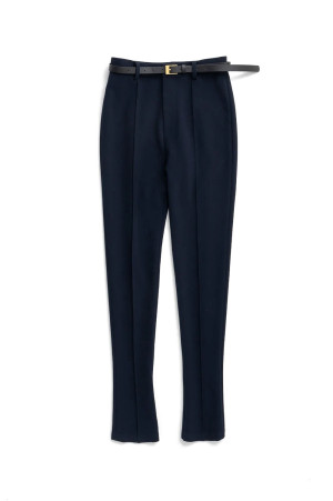 Belted Leggings -NAVY(31262465609)