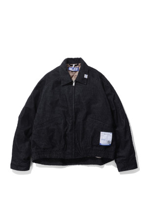 【in・stru(men-tal).】CORDUROY ZIP BLOUSON -NAVY(I17BL041)*