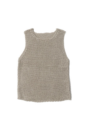 Mesh Knit Tanktop -NATURAL (12010519)