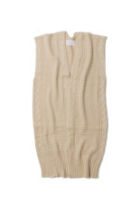Mohair Cable Vest -CREAM (12020543)