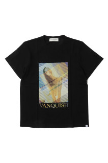 Storipe Girl Photo Crew Neck T Shirt -BLACK (VGC1235)