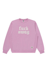 FUCK SWAG CREW SWEAT - PINK（BEPFW26CS07）